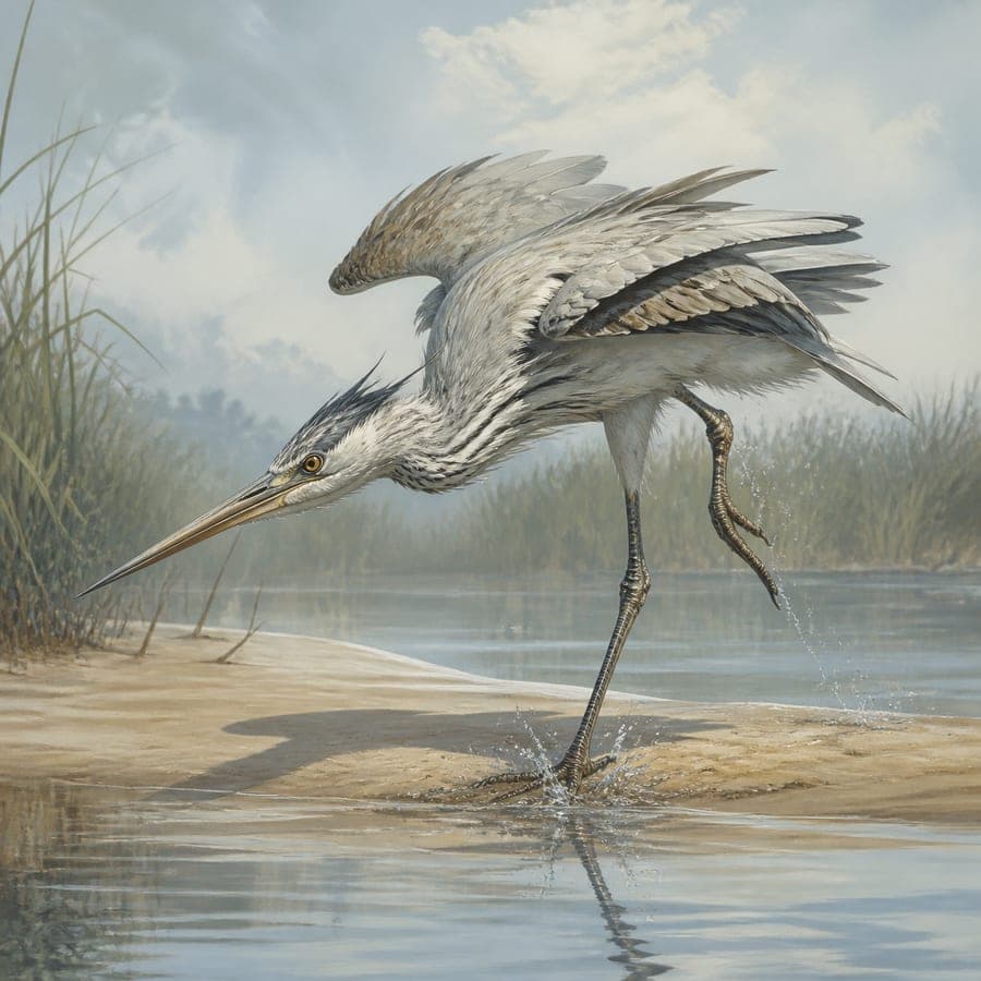 Sandbar Heron