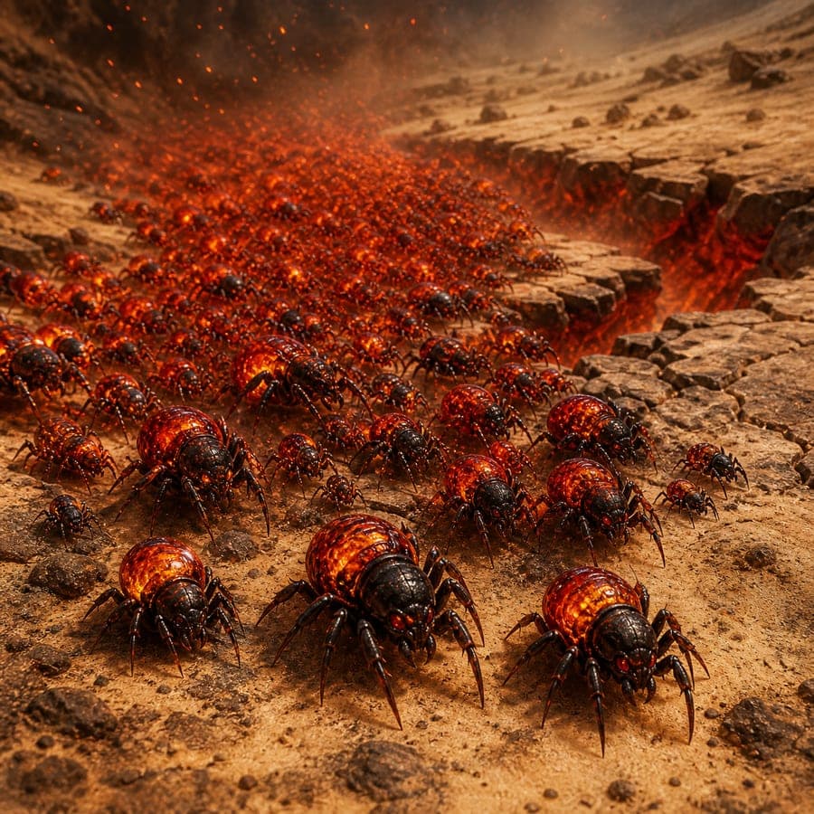 Fire Mite Swarm