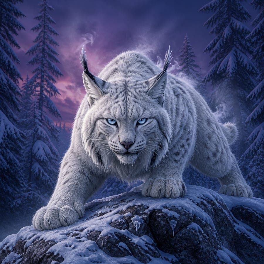 Frost-Furred Lynx