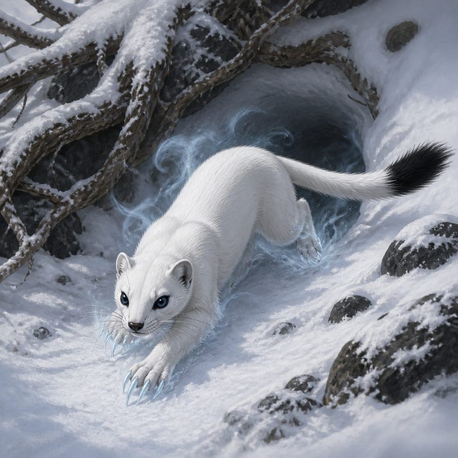 Snow Stoat