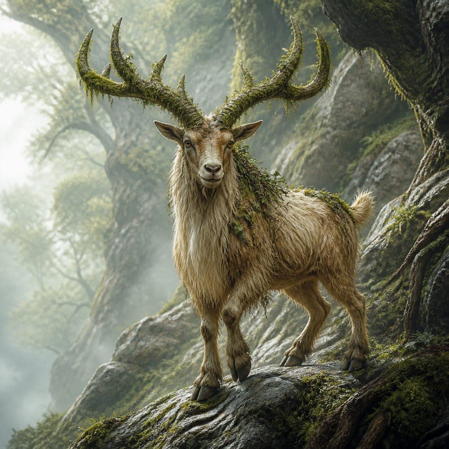 Antlered Goat