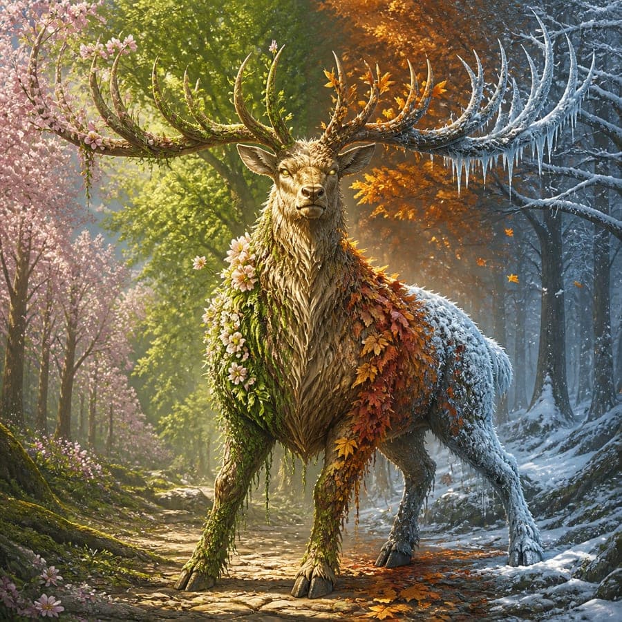 The Stag of Seasons
