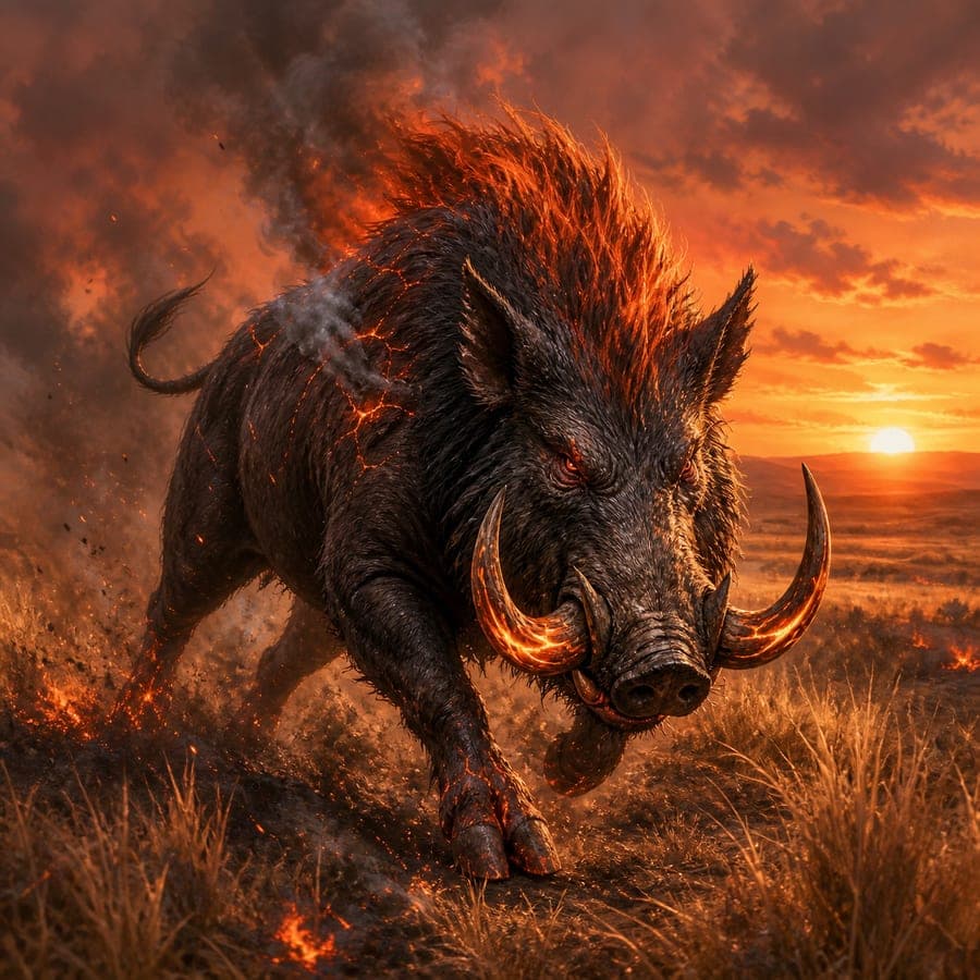 Grassfire Boar