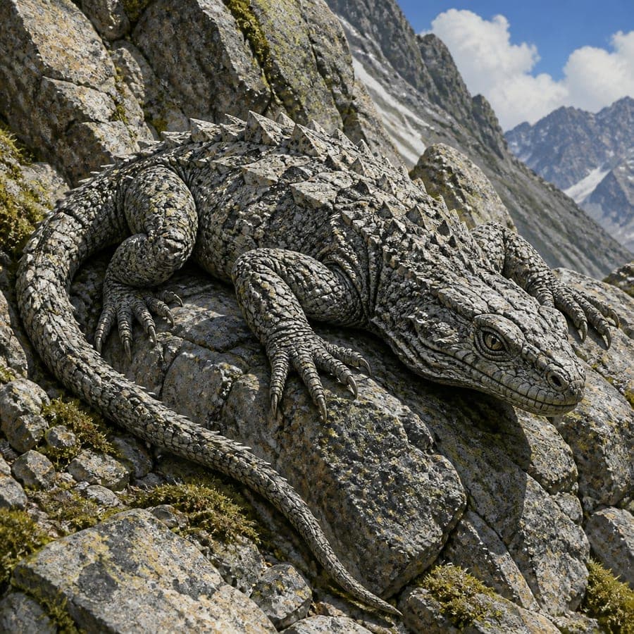Stone-Crawler Lizard